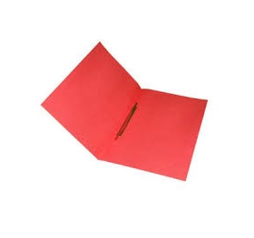 CARTELLA MANILLA SEMPLICE 25X34 CON PRESSINO SENZA STAMPA ROSSO Colore Rosso