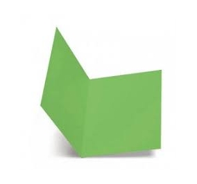 CARTELLA MANILLA SEMPLICE 25X34 SENZA STAMPA VERDE Colore Verde