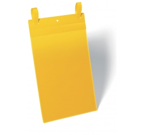 BUSTE CON FASCETTE DI AGGANCIO CM.21X29,7 VERTICALE GIALLO CF.50 Colore giallo
