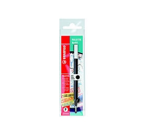 REFIL ROLLER GEL STABILO PALETTE MM.0,7 NERO Colore Nero