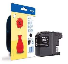 Brother Cartuccia inkjet blister 121 nero LC-121BKBP