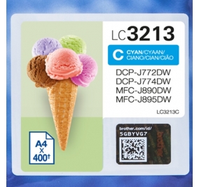 Brother Cartuccia inkjet alta resa nero LC3213BK