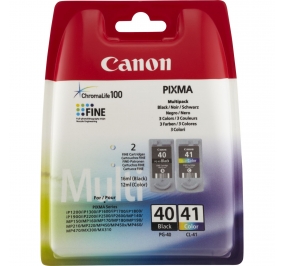 Canon Conf. 2 serbatoi inchiostro blister Chromalife 100 PG-40 + CL-41 nero +colore 0615B043