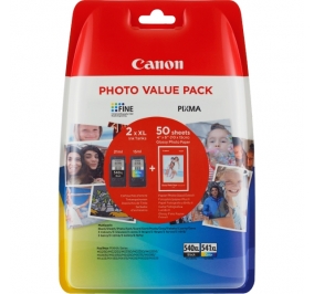 Canon Multipack serbatoi inchiostro alta resa blister PG-540 XL / CL-541 XL + 50 FOGLI GP-501 nero +colore 5222B013