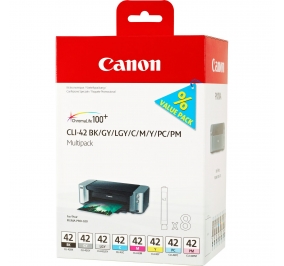 Canon Conf. 8 serbatoi inchiostro CLI-42 nero +colore 6384B010