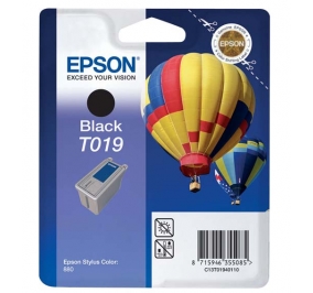 Epson Cartuccia inkjet blister RS+RF T019 nero C13T01940120