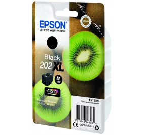 Epson Cartuccia inkjet alta capacit Kiwi Claria Premium 202XL nero C13T02G14010