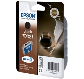 Epson Cartuccia inkjet ink pigmentato blister RS T0321 nero C13T03214010