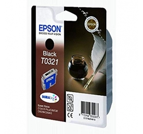 Epson Cartuccia inkjet ink pigmentato blister A-M T0321 nero C13T03214030