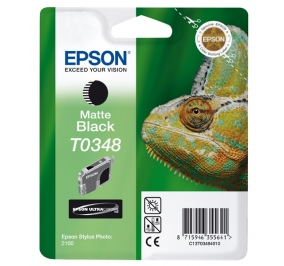 Epson Cartuccia inkjet ink pigmentato blister RS+RF Stylus Photo T0348 nero opaco C13T03484020