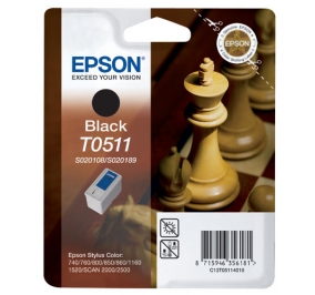 Epson Cartuccia inkjet blister A-M T0511 nero C13T05114030