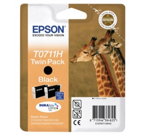 Epson Conf. 2 cartucce inkjet ink pigmentato blister RS T0711H nero C13T07114H10
