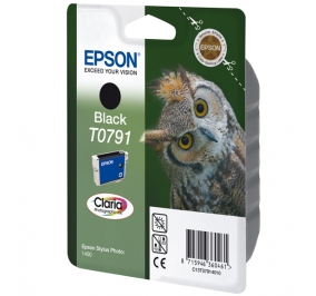 Epson Cartuccia inkjet Gufo Claria T0791/blister RS nero C13T07914010