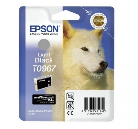 Epson Cartuccia inkjet ink pigmentato blister RS+RF Ultrachrome K3 T0967 nero chiaro C13T09674020