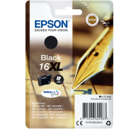 Epson Cartuccia inkjet alta capacit ink pigmentato Penna e Cruciverba DuraBrite Ultra 16XL nero C13T16314012