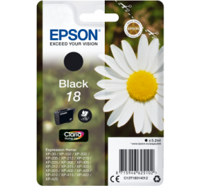 Epson Cartuccia inkjet ink pigmentato Margherite Claria Home 18 nero C13T18014012
