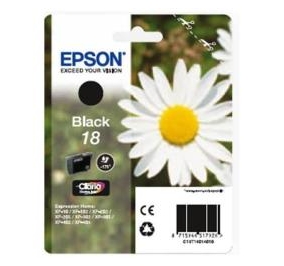 Epson Cartuccia inkjet ink pigmentato Margherite Claria Home 18/blister RS+AM+RF nero C13T18014020