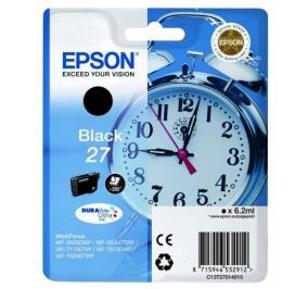 Epson Cartuccia inkjet Sveglia DuraBrite Ultra Ink 27/blister RF+AM nero C13T27014020