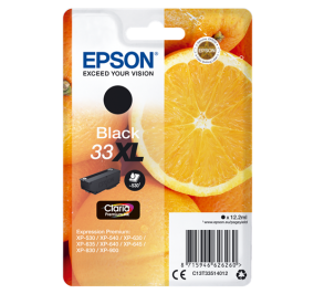 Epson Cartuccia inkjet alta capacit ink pigmentato Arance Claria Premium T33XL nero C13T33514012
