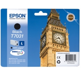 Epson Cartuccia inkjet standard ink pigmentato blister RS DuraBrite Ultra L T7031 nero C13T70314010