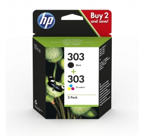 HP Conf. 2 cartucce inkjet 303 nero +tricromia 3YM92AE