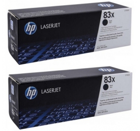 HP Conf. 2 Toner alta capacit 83X nero CF283XD