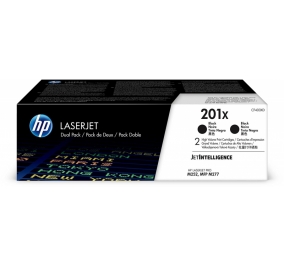 HP Conf. 2 Toner alta capacit 201X nero CF400XD