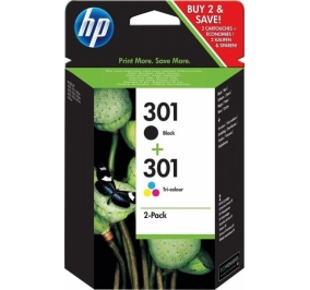 HP Combo pack cartucce inkjet 301 nero +colore N9J72AE