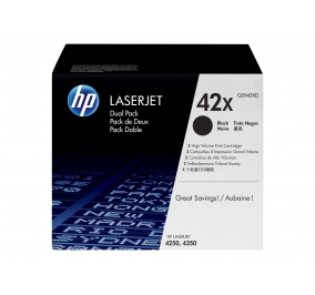 HP Conf. 2 Toner alta capacit 42X nero Q5942XD
