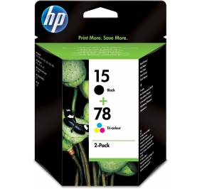 HP Conf. 2 cartucce inkjet blister 15 - 78 nero +tricromia SA310AE
