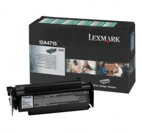 Lexmark Toner alta resa return program nero 12A4715
