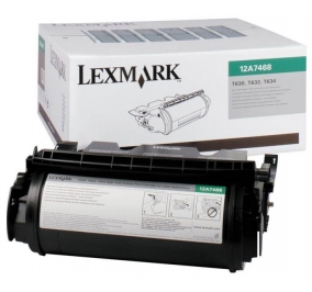Lexmark Toner alta resa return program nero 12A7468