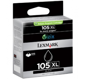 Lexmark Conf. 4 cartucce inkjet alta resa blister BL 105XL nero 14N0845BL