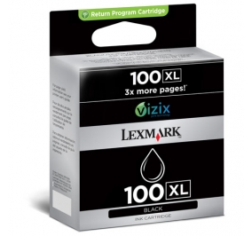 Lexmark Cartuccia inkjet alta resa return program blister BL 100XL nero 14N1068BL