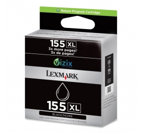 Lexmark Cartuccia inkjet alta resa return program blister 155XL nero 14N1619BL