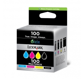 Lexmark Conf. 4 cartucce inkjet return program 100 nero +colore 14N1912E