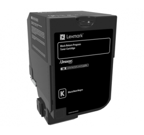 Lexmark Toner return program CS720, CS725, CX725 nero 74C20K0