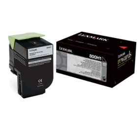 Lexmark Toner alta resa 800H1 nero 80C0H10