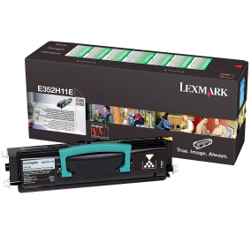 Lexmark Toner alta capacit return program nero E352H11E
