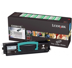 Lexmark Toner alta capacit return program nero E450H11E