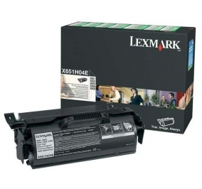 Lexmark Toner alta resa return program nero X651H04E