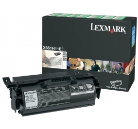 Lexmark Toner alta resa return program nero X651H11E