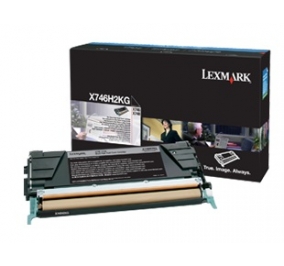 Lexmark Toner alta resa X746, X748 nero X746H2KG