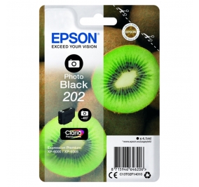 Epson Cartuccia inkjet Kiwi Claria Premium 202 nero fotografico C13T02F14010