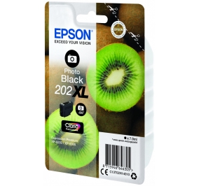 Epson Cartuccia inkjet alta capacit Kiwi Claria Premium 202XL nero fotografico C13T02H14010