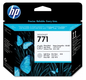 HP Testina di stampa 771 nero fotografico +grigio chiaro CE020A