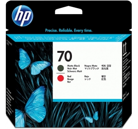HP Testina di stampa 70 nero opaco +rosso C9409A