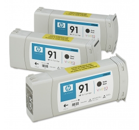 HP Conf. 3 Cartuccia inkjet blister 91 nero opaco C9480A