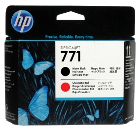 HP Testina di stampa 771 nero opaco +rosso cromatico CE017A