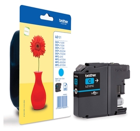 Brother Cartuccia inkjet blister 121 ciano LC-121CBP